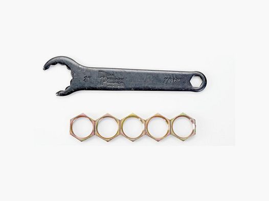 5-Pack Die Lock Rings and Wrench