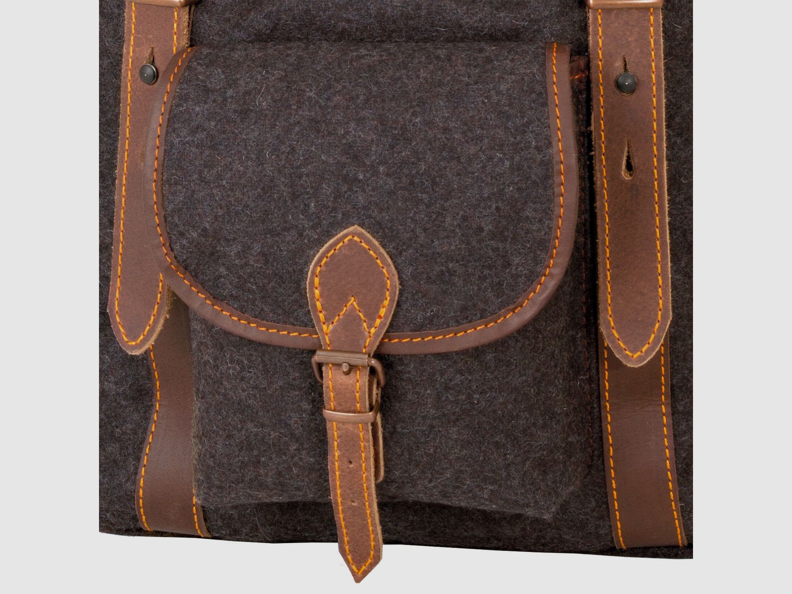 Wanderrucksack Loden mit Büffel-Leder Ranger
