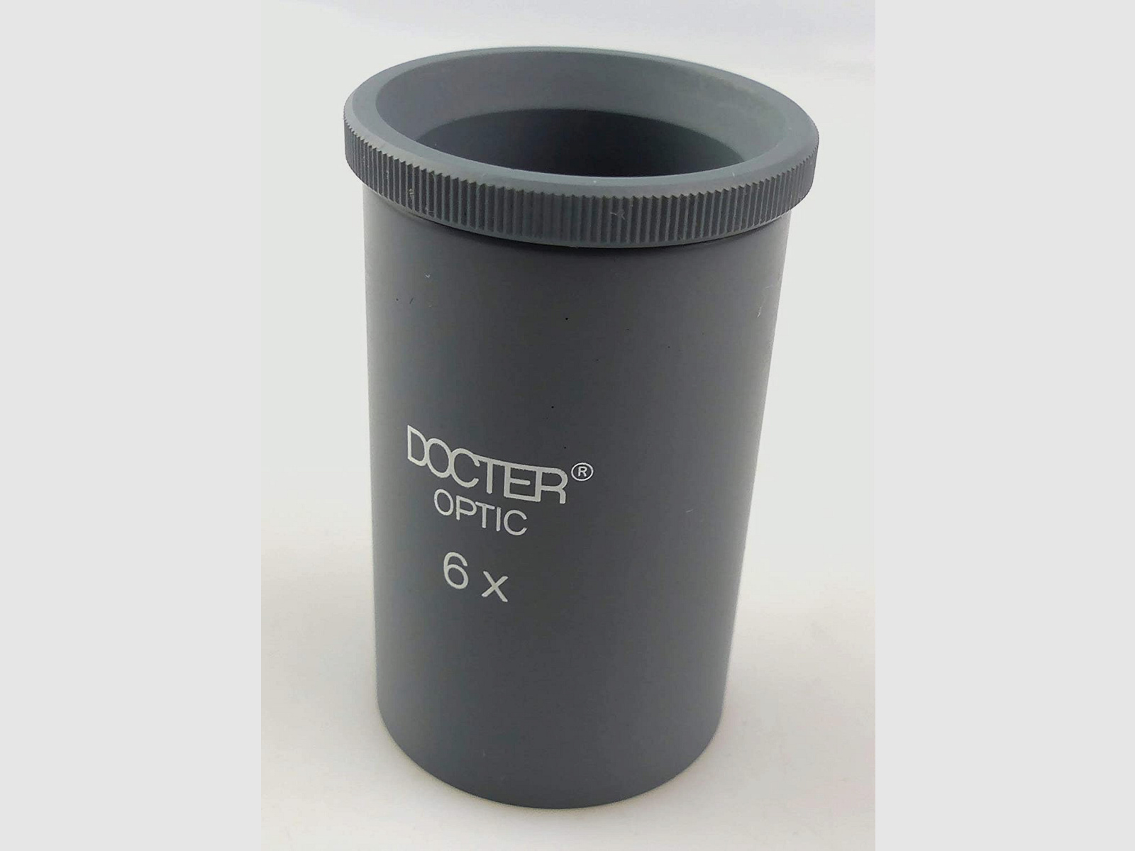 DOCTER 59056 Einstelllupe, 6-Fach grau