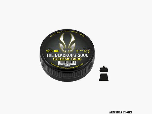 BLACKOPS – SOUL EXTREME CHOC 5,5mm (.22) 1,25g / 19,3gr (200Stück)