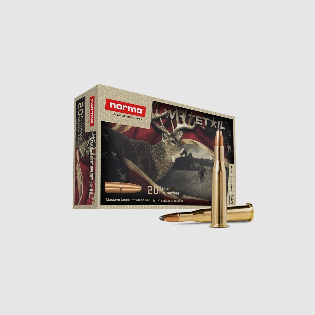 NORMA 5,6x52R Whitetail SP 4,6g/71gr, Bild 1 von 2