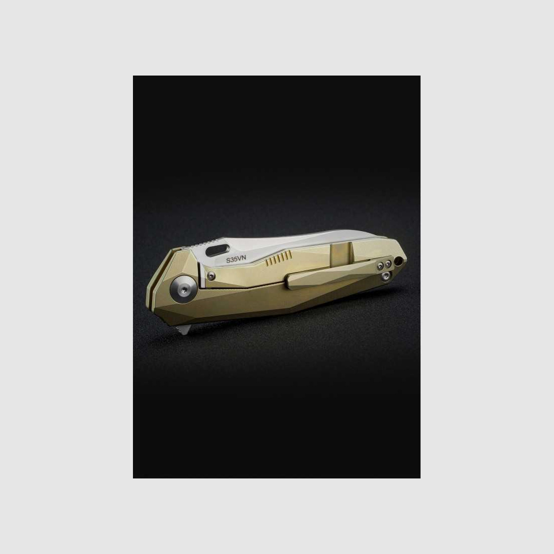 Rikeknife 1504A-G Taschenmesser, Gold