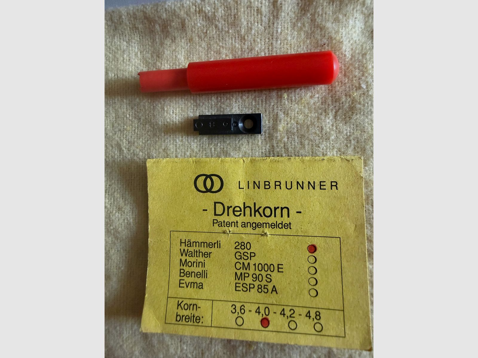 Linbrunner Drehkorn für Hämmerli 280, Bild 2 von 2
