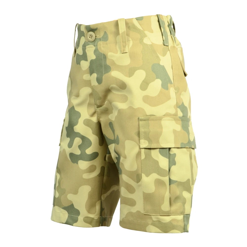 Military children's shorts WZ93 PL desert pattern, clearance sale