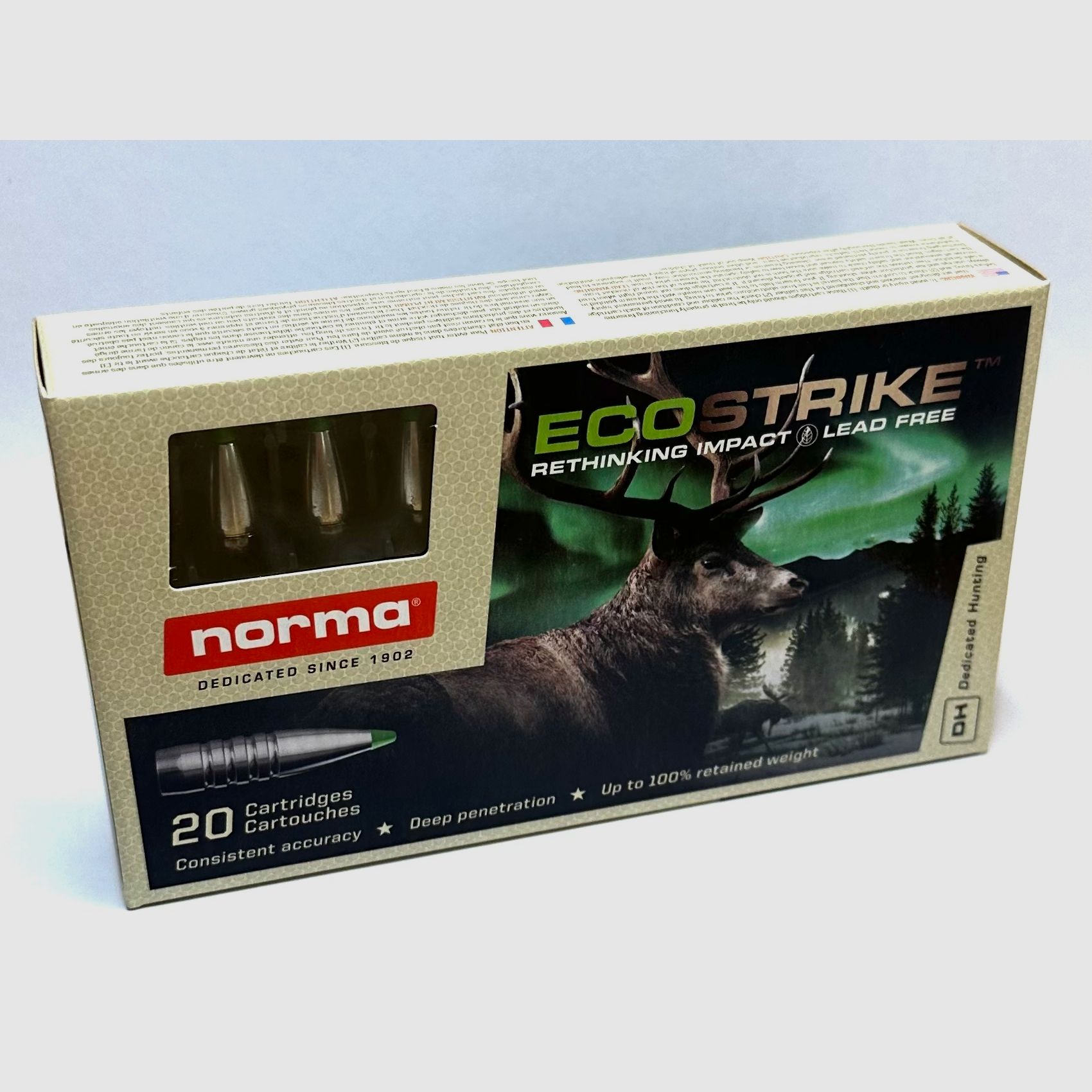 Norma Ecostrike .308 Win. Ecostrike Silencer 9,7g 150gr. Büchsenmunition