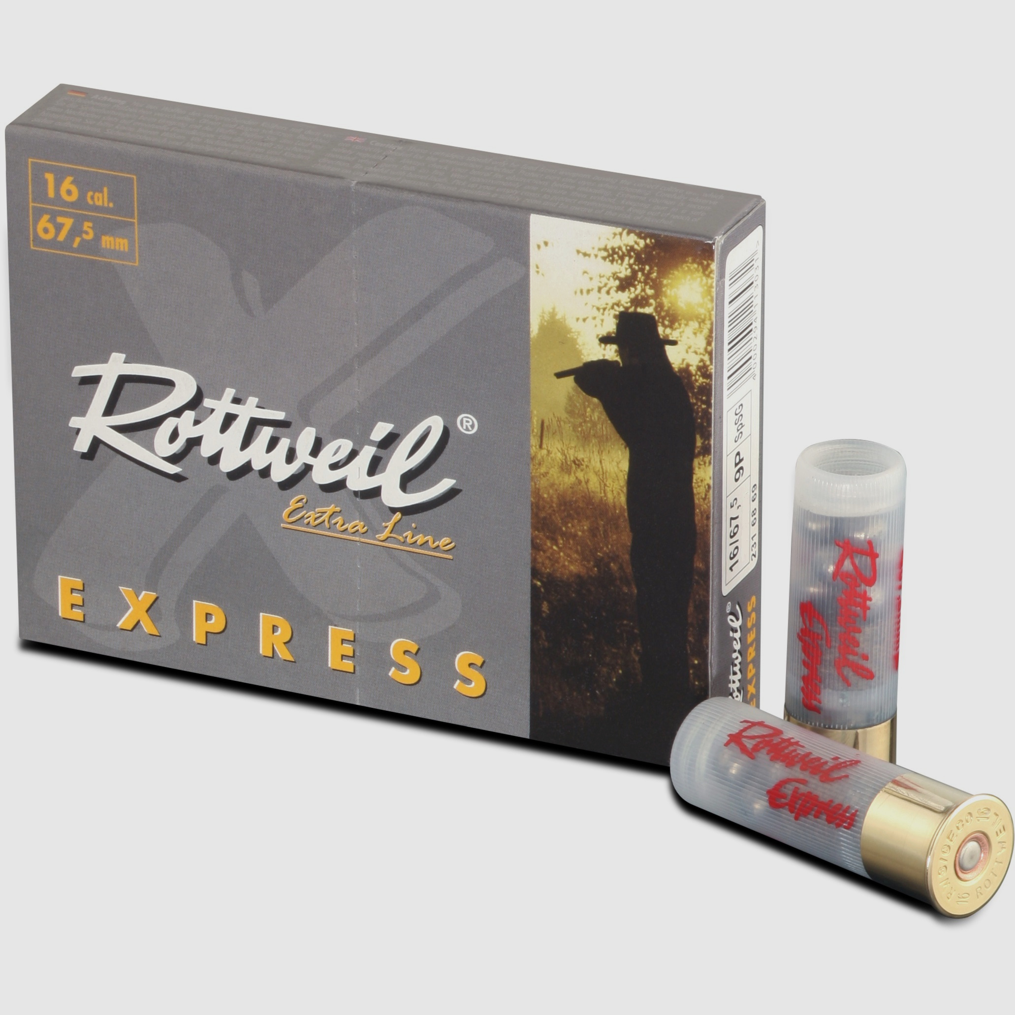 ROTTWEIL-Express 12/67,5 7,4mm Plastik, 10er Pack.