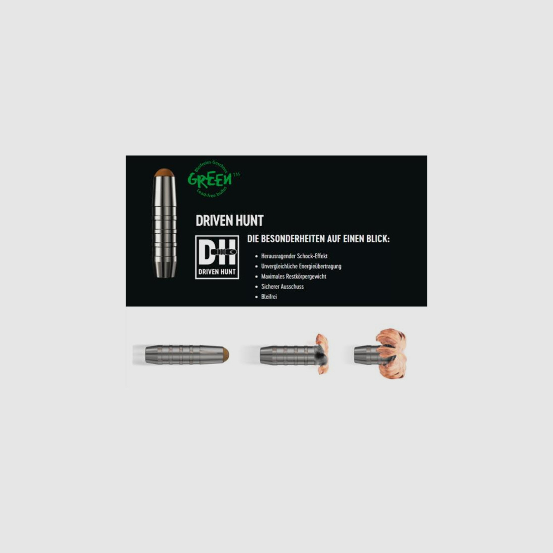 RWS Kal. 3.. Büchsen .300WinMag DrivenHunt 20 Stk 10,7g/165grs bleifrei
