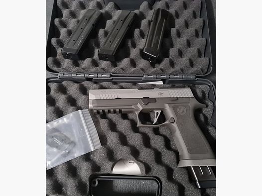 SIG SAUER P320 XFIVE Legion OMBRA ARGENTO 9 mm