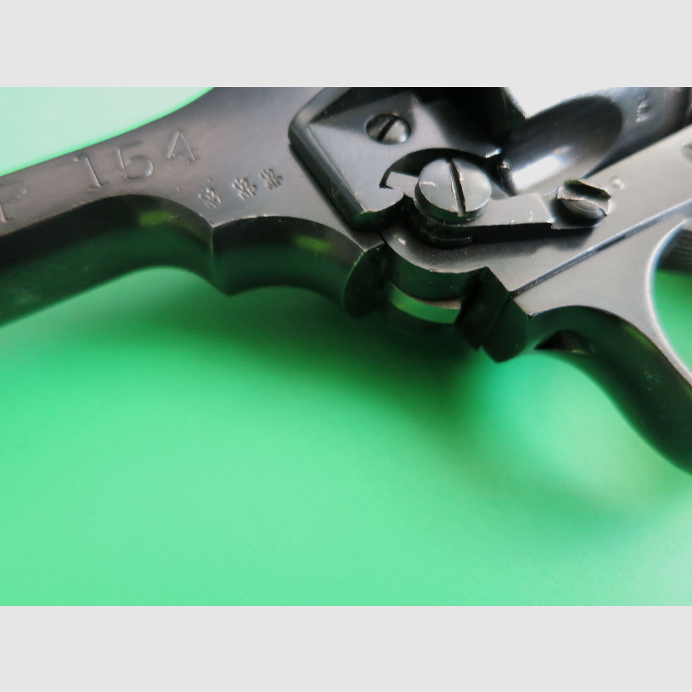 Kipplauf-Revolver  Webley & Scott  Mk IV, Birmingham, Kal. .38, British South Africa Police (BSAP)   #68, Bild 8 von 16