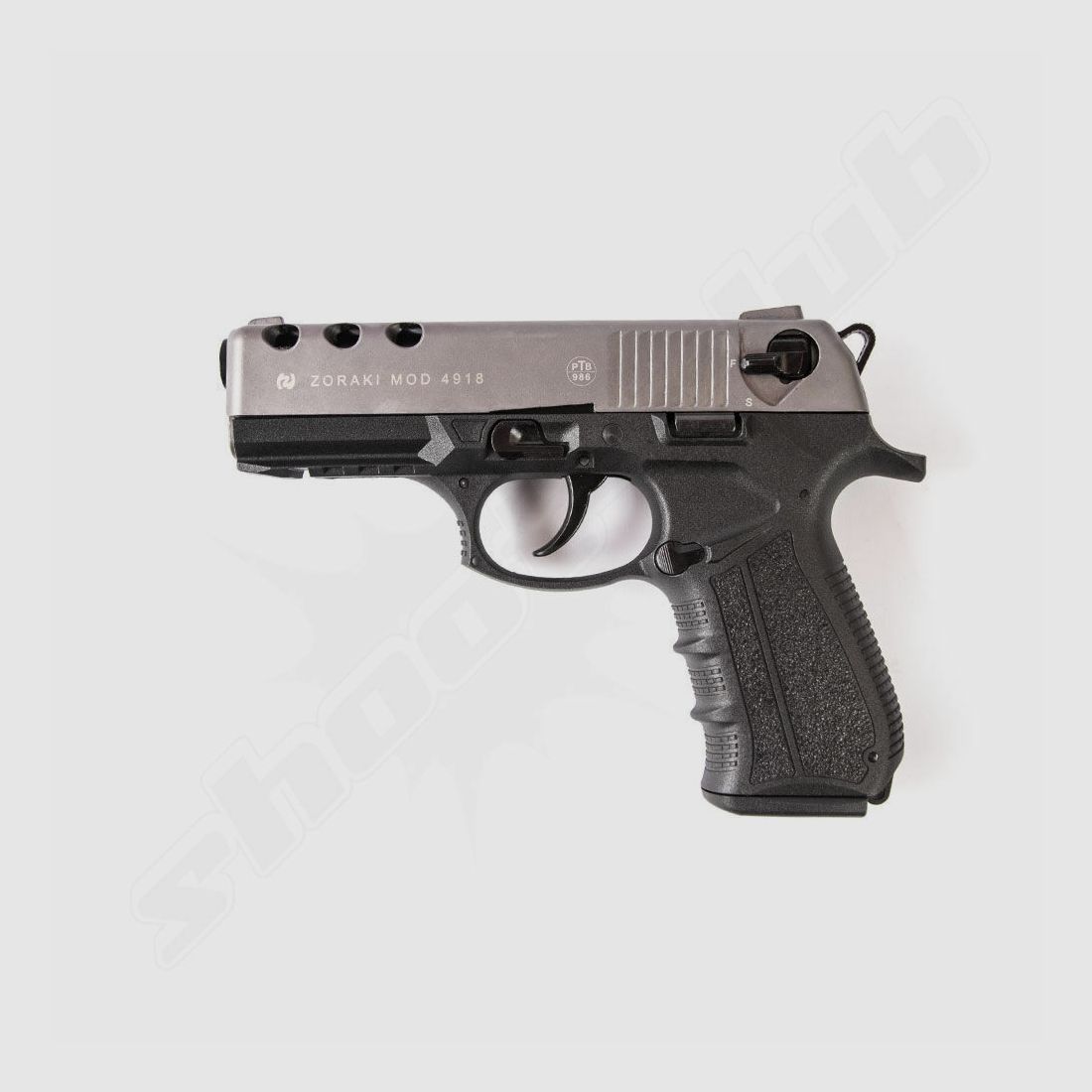 Zoraki Zoraki 4918 Titan in set 9 mm P.A.K. 50 knalpatronen