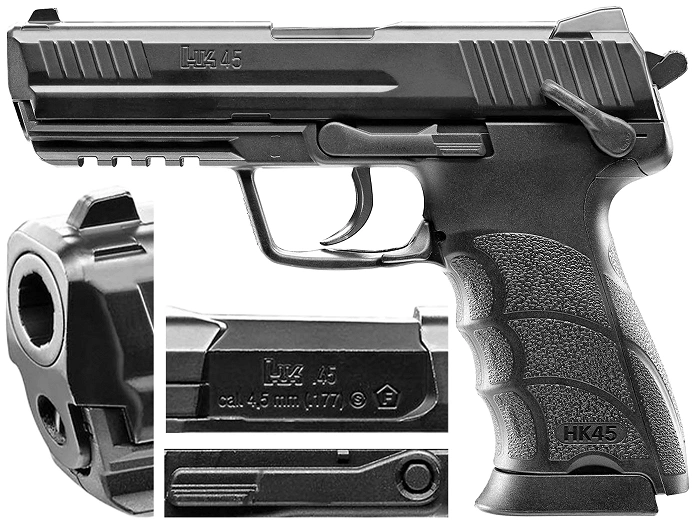 Pistolet ASG H&K Heckler&Koch HK45 6 mm CO2 (2.5978), zdjęcie 3 z 8