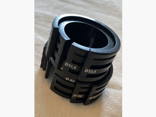 Reducer rings for mounting night vision attachment