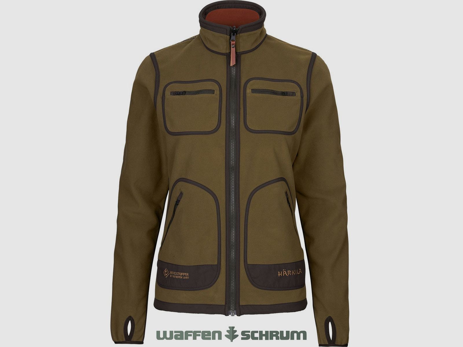 Härkila Wendejacke Kamko Dark Olive/ Arabian Spice