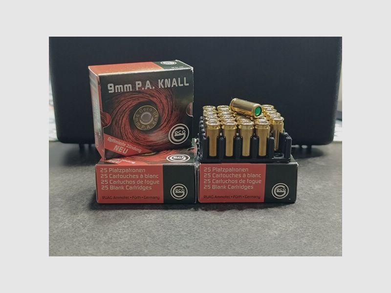 Geco 9mm PAK Schreckschussmunition / ab 5 Packungen Mengenrabatt!!