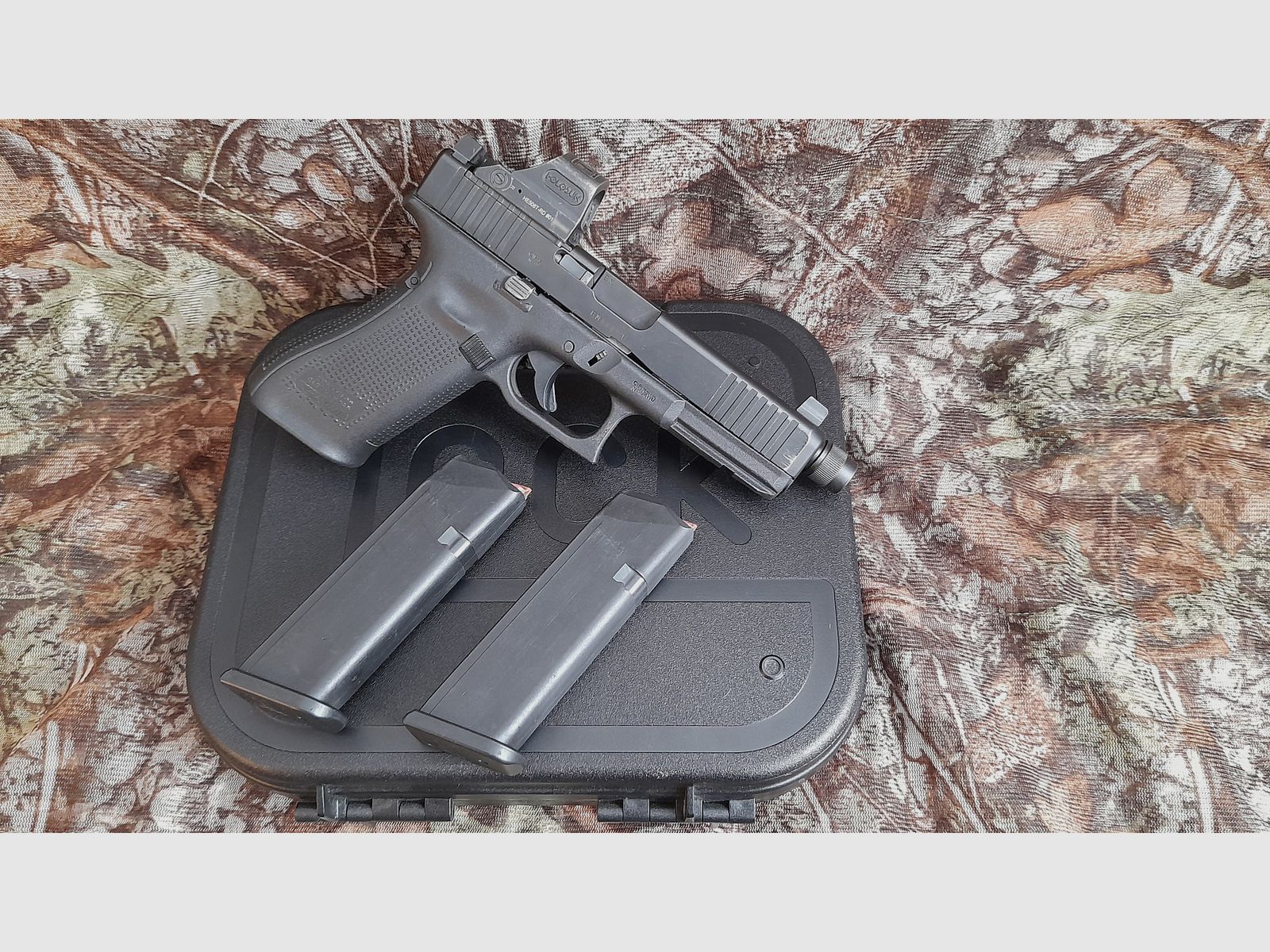 Glock 17 Gen 5 MOS mit Holosun HE508T-RD Reddot und Mündungsgewinde