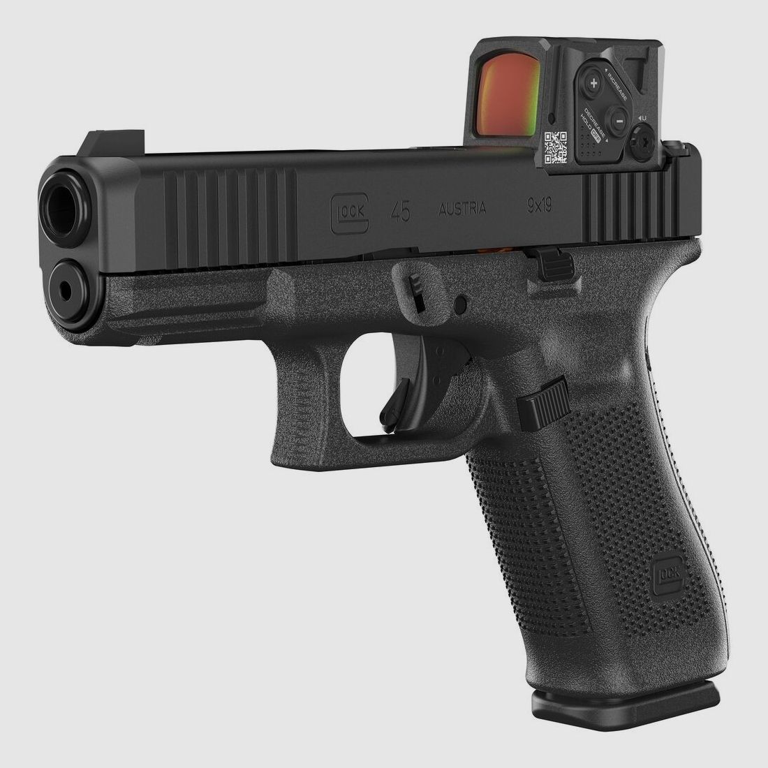 Glock Pistol 45 Gen5 MOS/FS A-CUT Combo 9 mm Luger