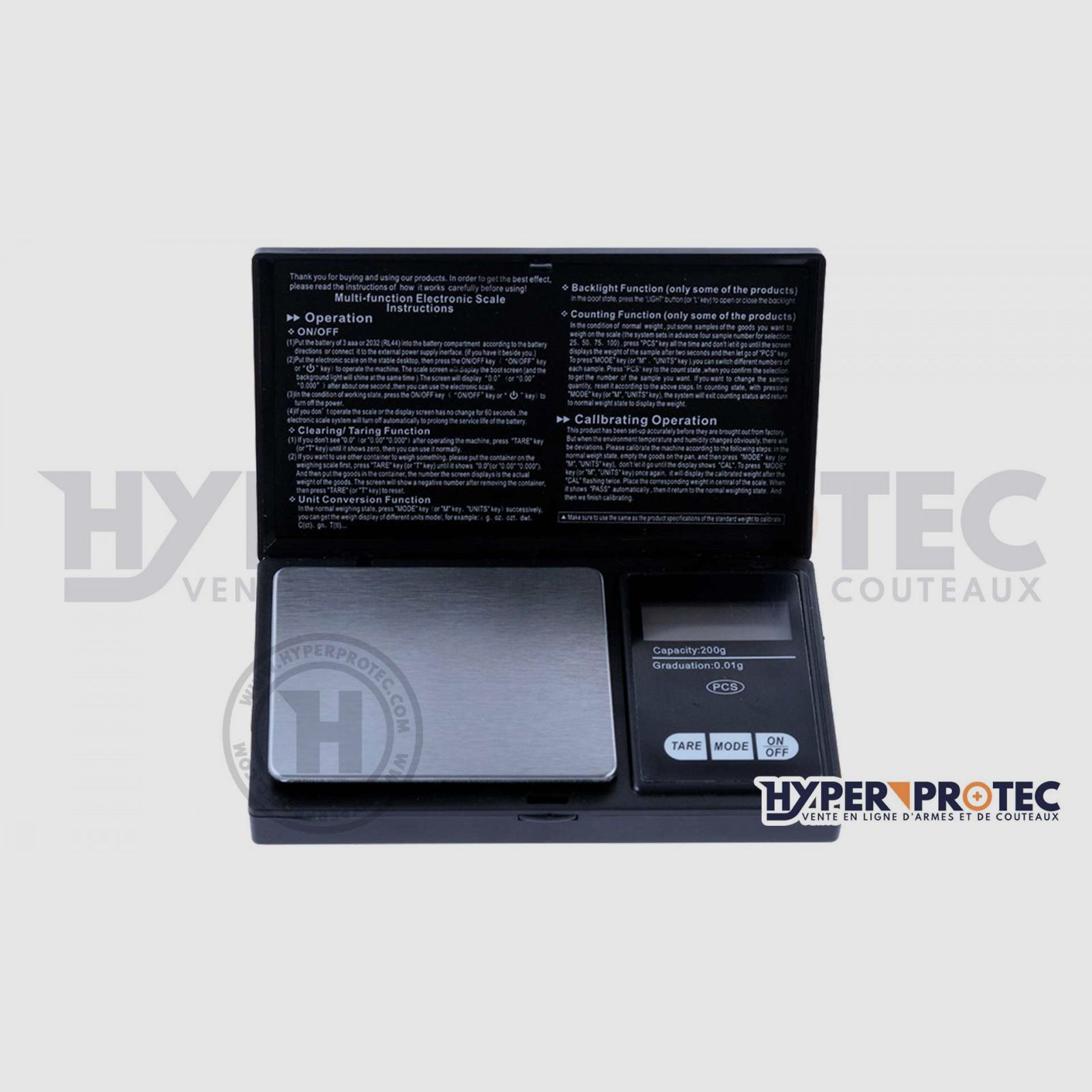 Digitale Waage 500g, die g, oz, gn und ct misst, Bild 3 von 5