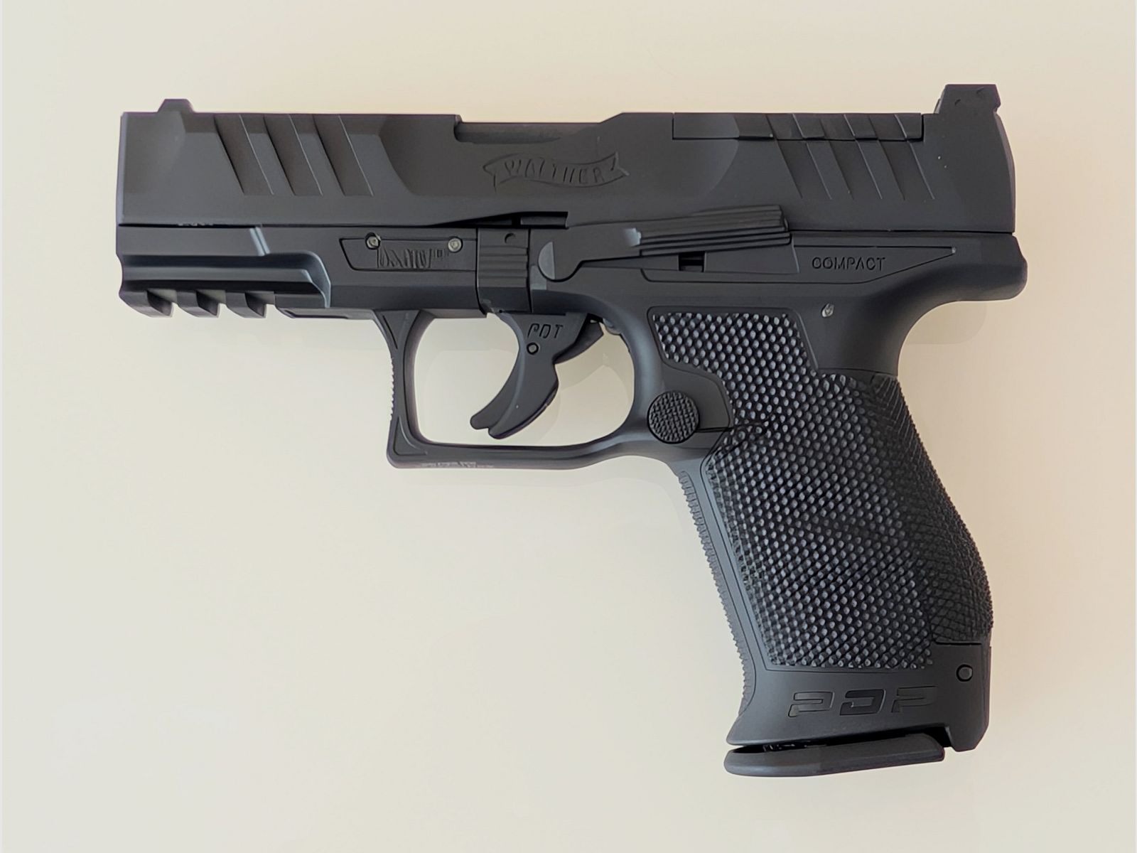 Walther PDP Compact 4" 4,5 mm (.177) BB, CO₂, < 3,0 J, Optics Ready