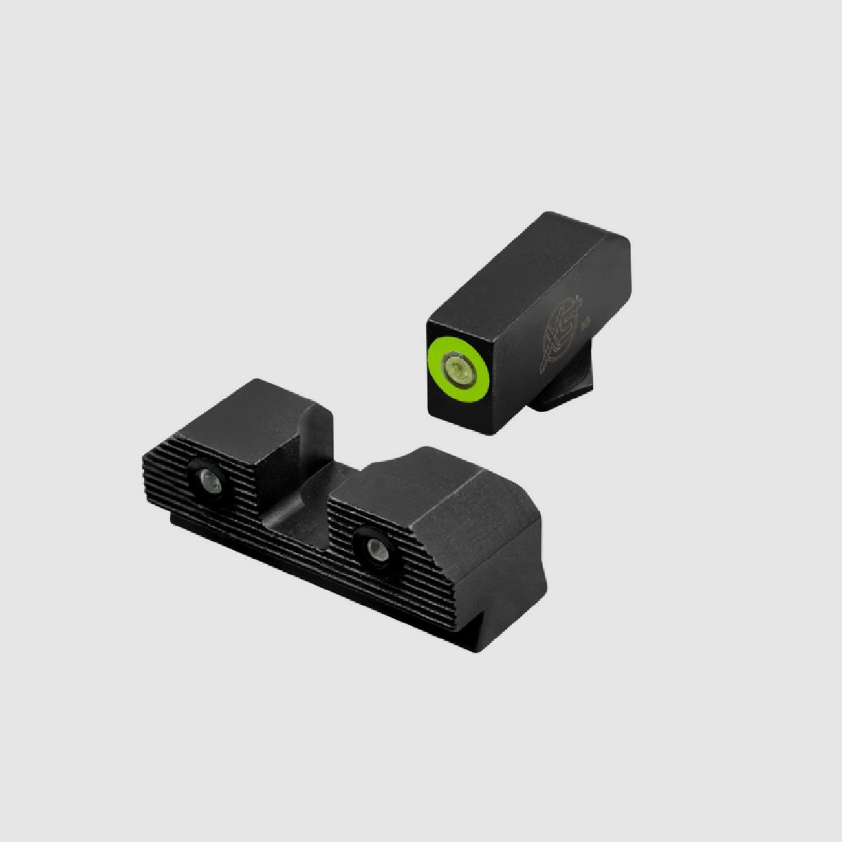Set di mirini N-Visor R3D 2.0 Dot Verde Glock 17-47