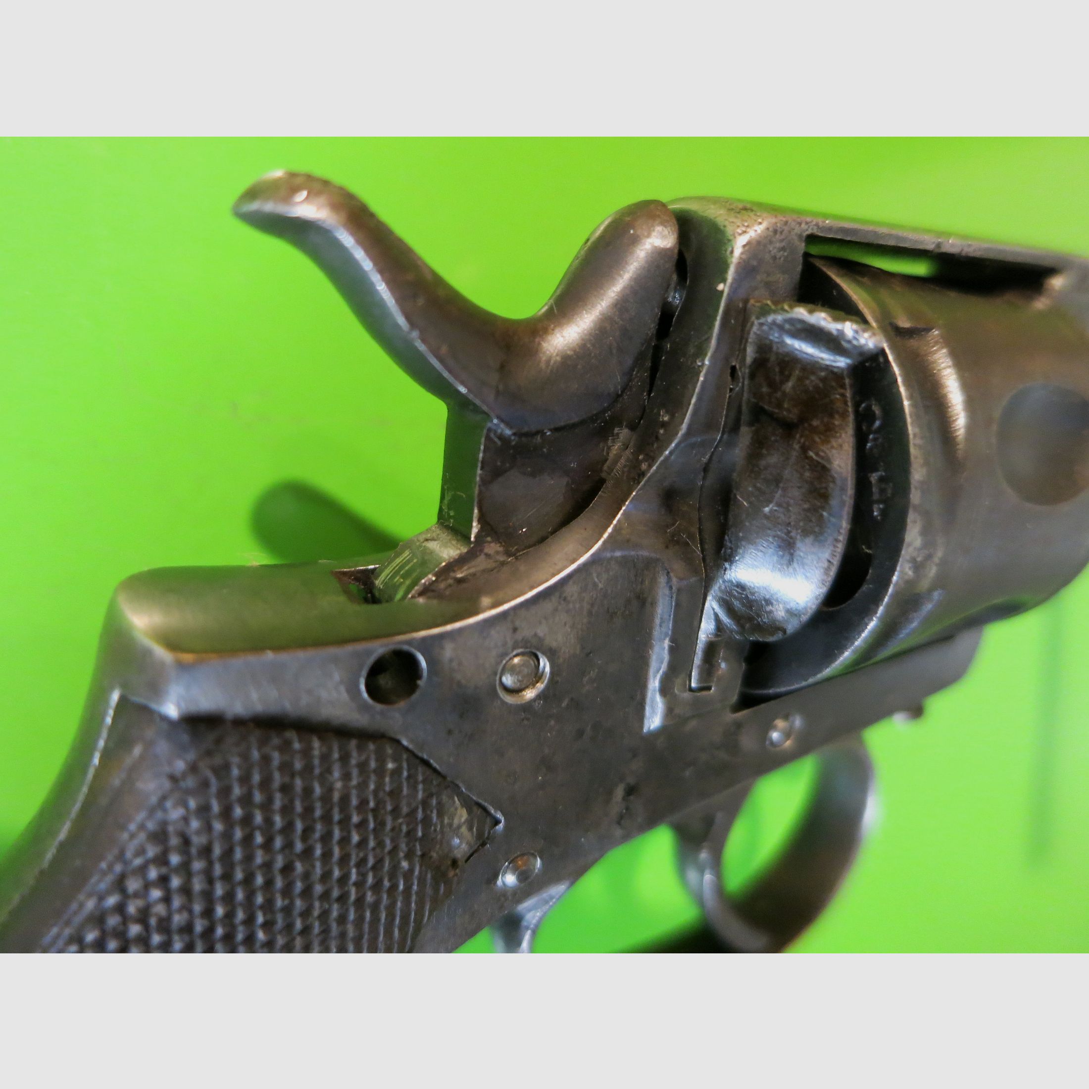British Bulldog Revolver im Taschenformat, 6-schüssig, Kal. 7 mm/.320     #91-, Bild 5 von 14