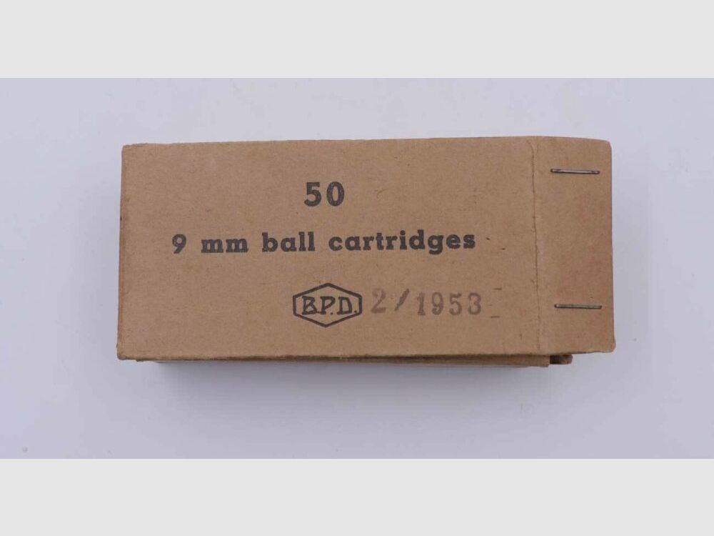B.P.D. Bombrini, Italië Pistoolmunitie 9mm Luger/9x19