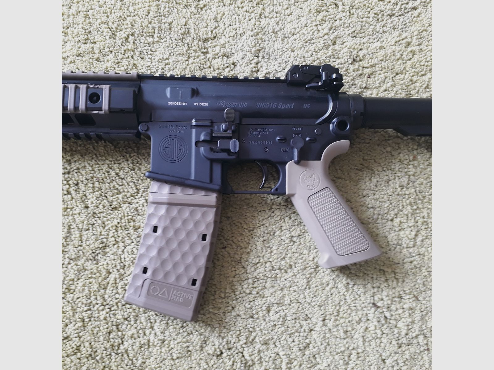 Like new - SIG SAUER 516 Patrol Sport with Geissele SSA-E trigger, .223 rem