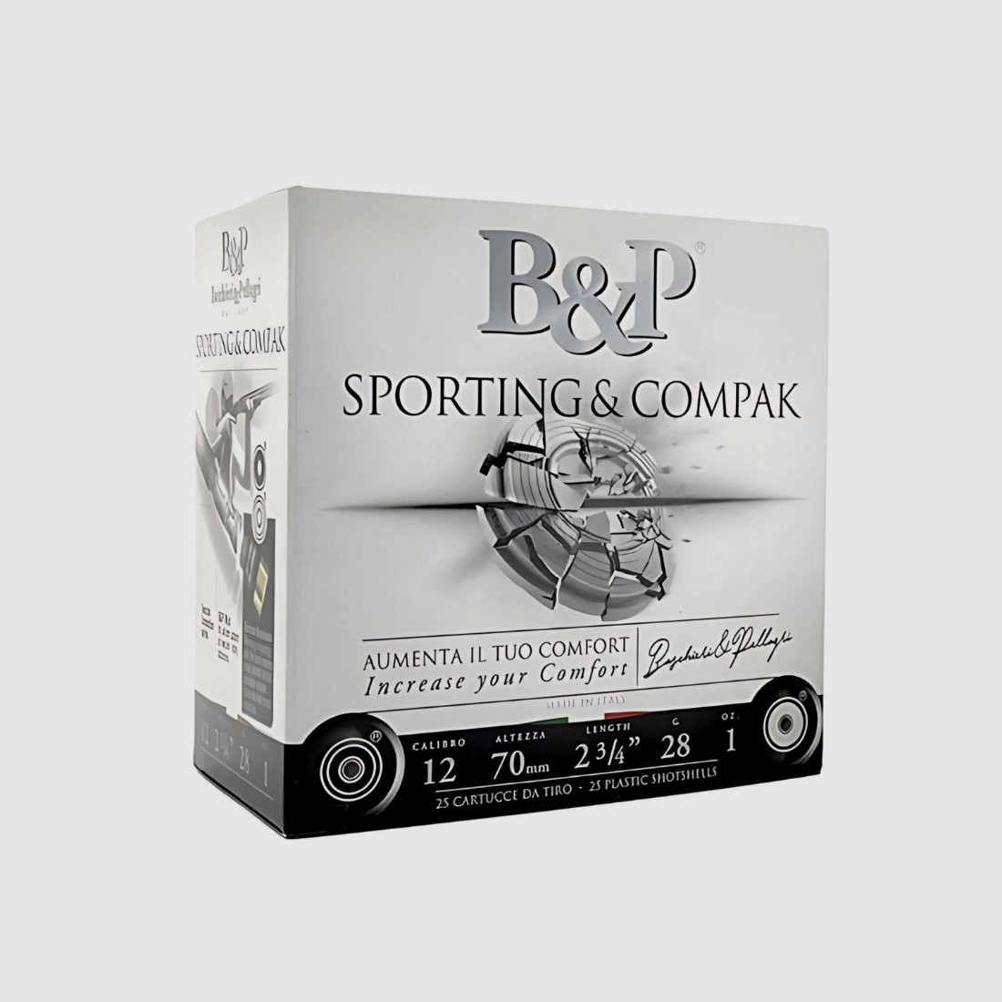 Munition 12/70 B&P 28 g 8,5 Compak MR