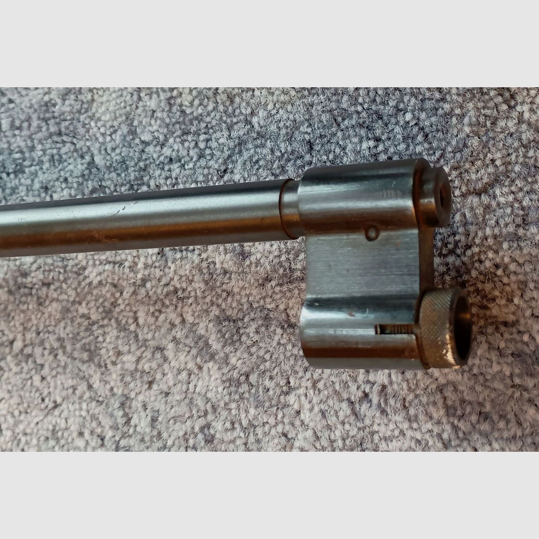 Air rifle "Klicker" from GDR production late 70s / early 80s, "Model 303 -Super", cal. 4.5 mm Diabolo, used