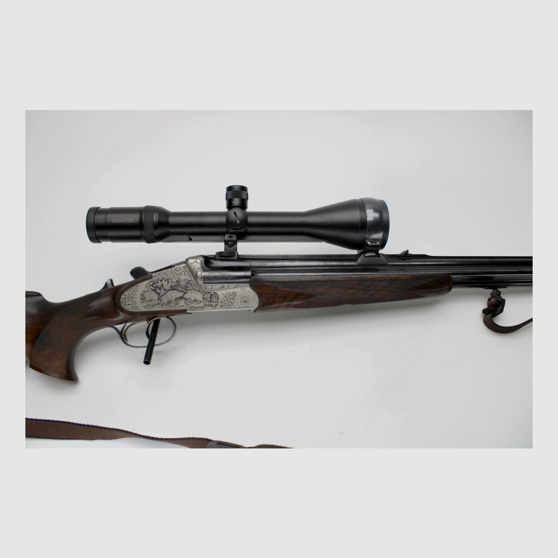 Bockdrilling Heym 35 de luxe avec Swarovski Habicht 2,5-10x56 LP et munitions 20/76;9,3x74R;5,6x52R