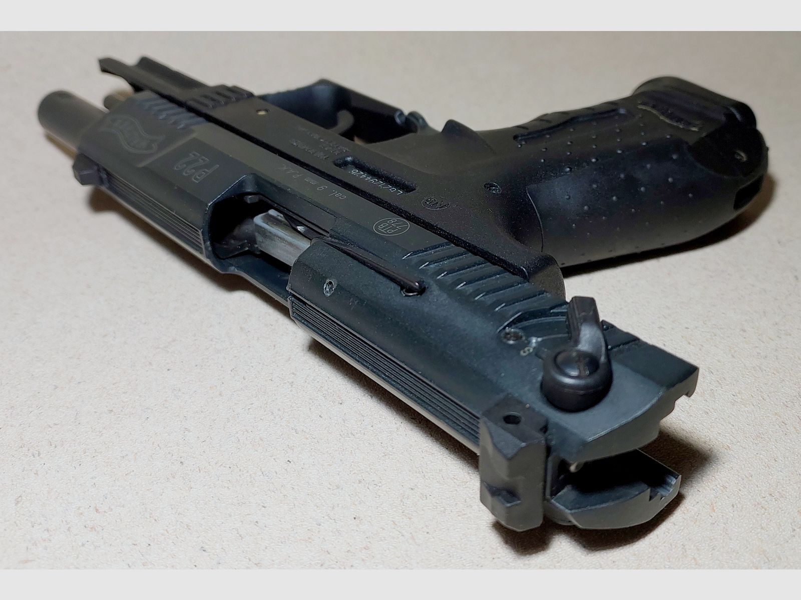 Walther P22 Schreckschuss Pistole 9mm P.A.K. schwarz (PTB 778)