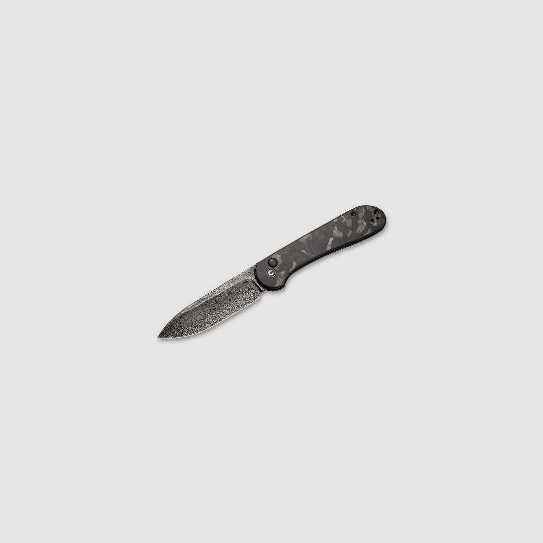 CIVIVI Button Lock Elementum Damascus Kohlefaser Taschenmesser, Bild 1 von 14