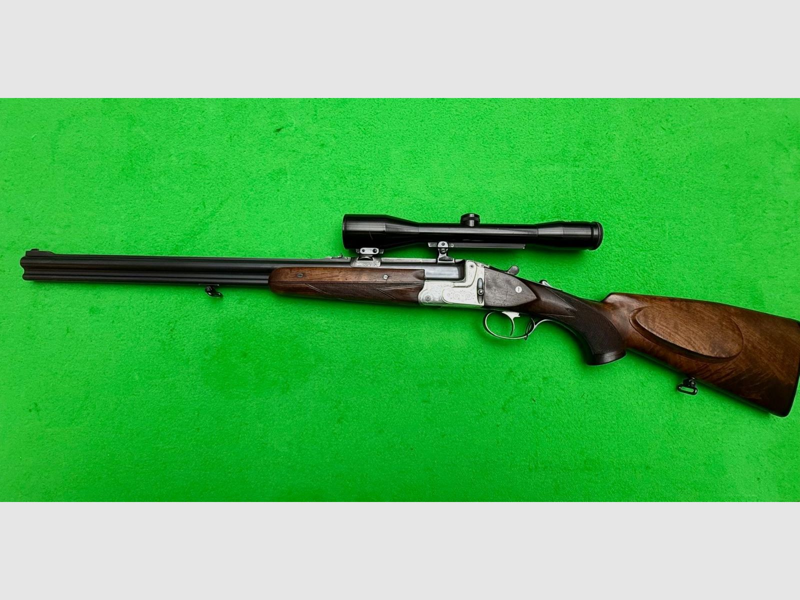 Krieghoff BBF 7x65R i 16/70 z ręcznym napinaczem
