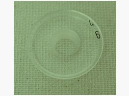 Klarsichtkorn 3,4mm M18 - weiß, 17mm A-Durchm.