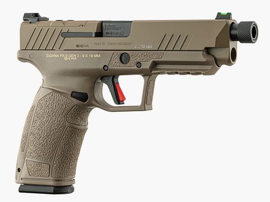 Pistolet TISAS PX-9 TACTICAL kal. 9×19 mm FDE gwintowany