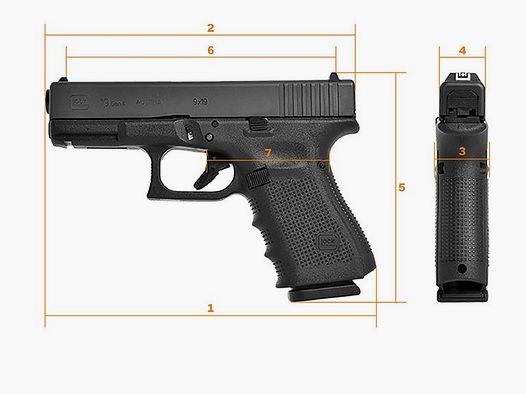 GLOCK 19 Gen4 – Cal. 9 mm Luger