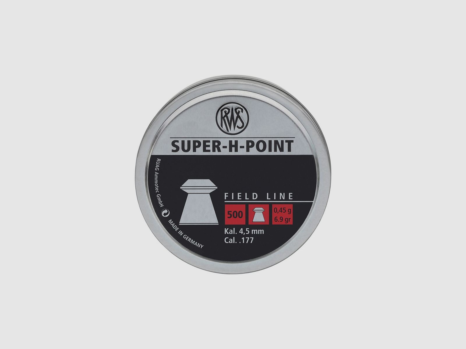 Geschosse Kal. 4,50 Rws Super H-Point 0,45 g 500 Stk, Bild 1 von 2