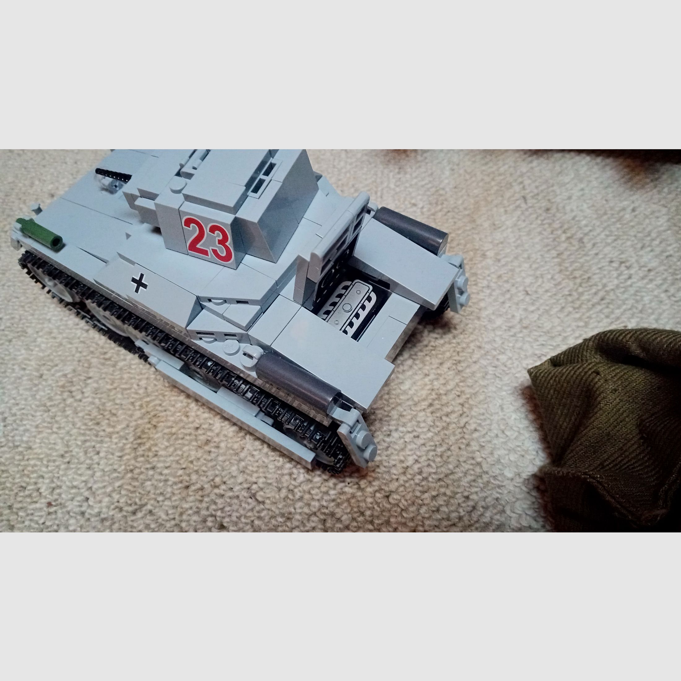 Cobi deutscher WK2 Panzer I /  PzKpfw (1) Ausf. A (mit doppeltem MG-13) Klemmbausteine Lego kompatibel Produkt-Nr. 2474