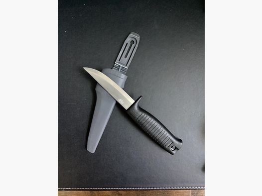 Frosts Mora „Viking“ Messer – Erik Frost Mora Sweden, vor 2005, mit Original-Scheide unbenutzt 