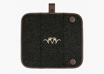 Blaser Sitzkissen Loden/Leder 40x35cm