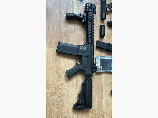Airsoft with accessories