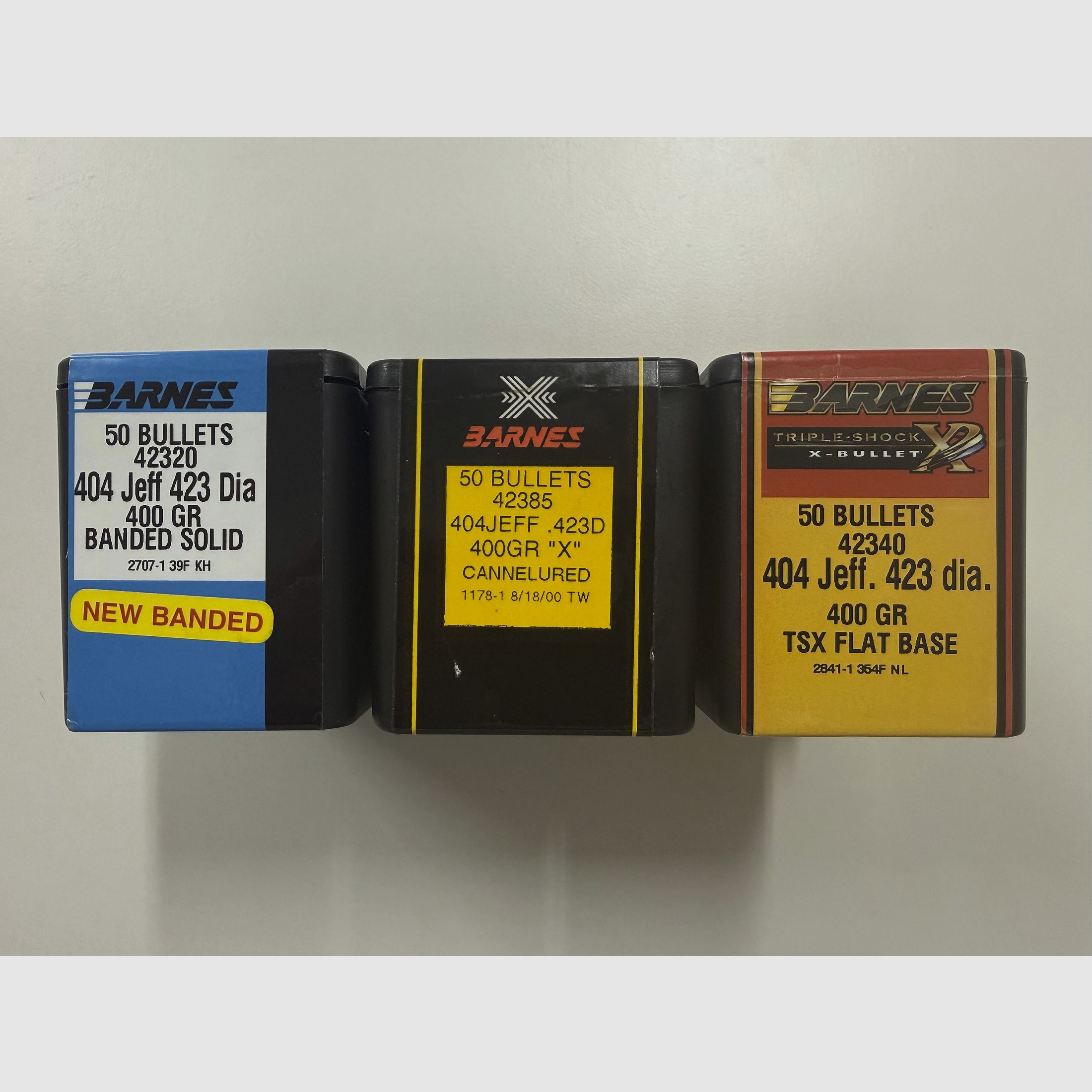 .404 Jeffery Barnes Geschosse Originalverpackt