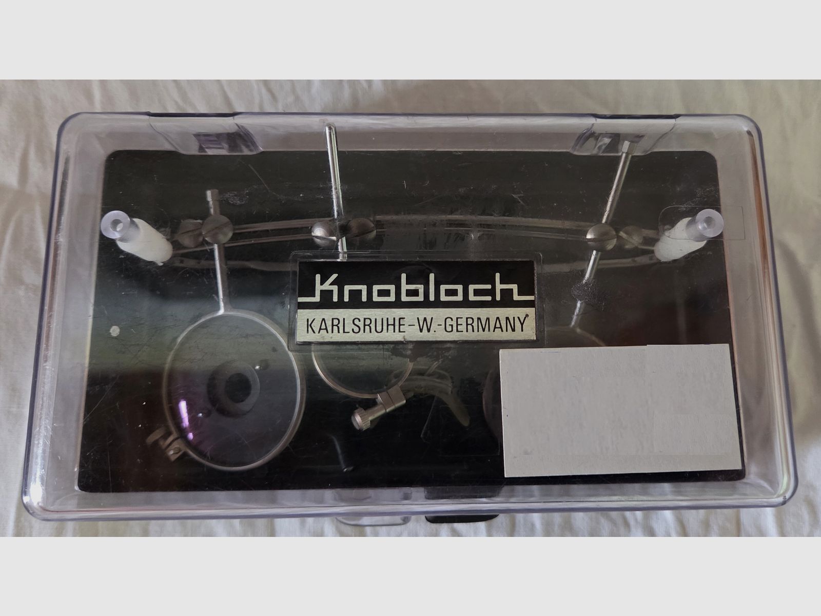 Schießbrille der Firma Knoblauch