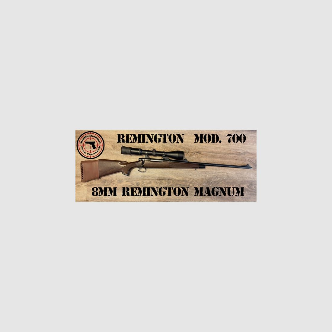 Repetierbüchse Remington Mod. 700 im Magnum-Kaliber 8mm Rem Mag (selten!!!)