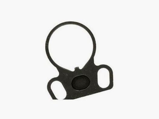 Piastra finale CMMG, per AR15, Ambi Sling Point, Nera, MilSpec
