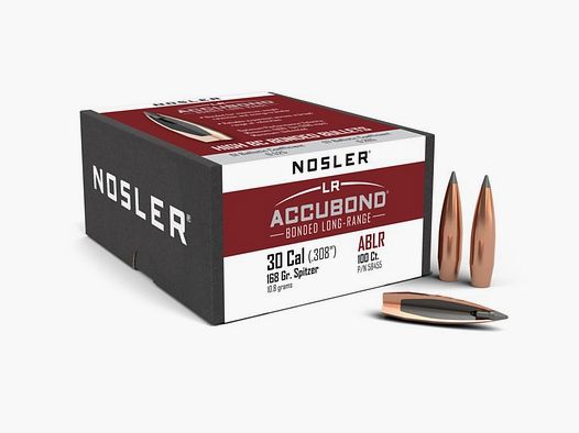 Puntas Cal. 30-168 Nosler Accubond Long Range 100 un
