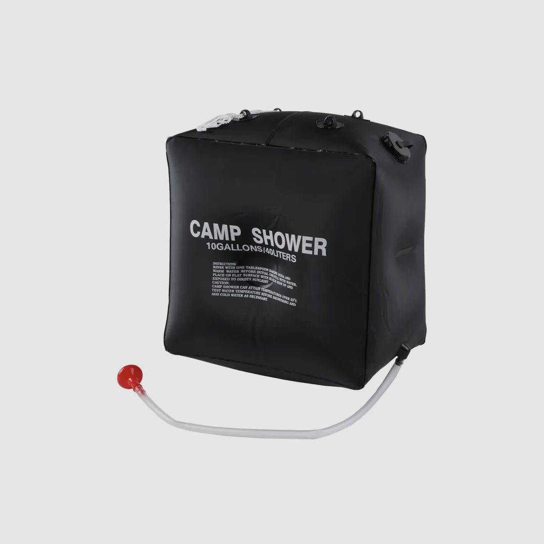Solar shower / camping shower 40 liters black