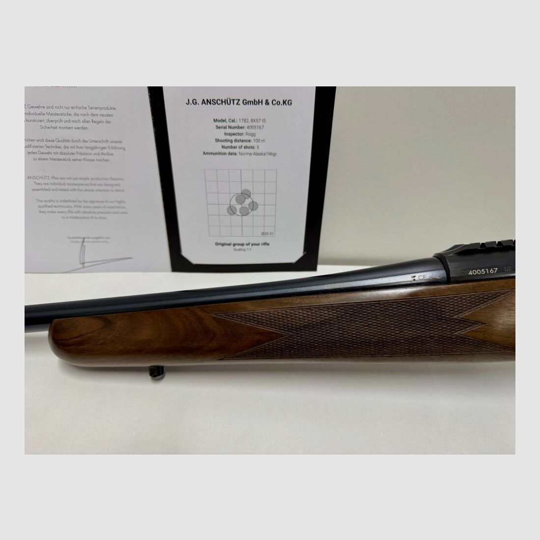 Anschütz 1782 Classic Pro Black Line - Armi Friedrichs