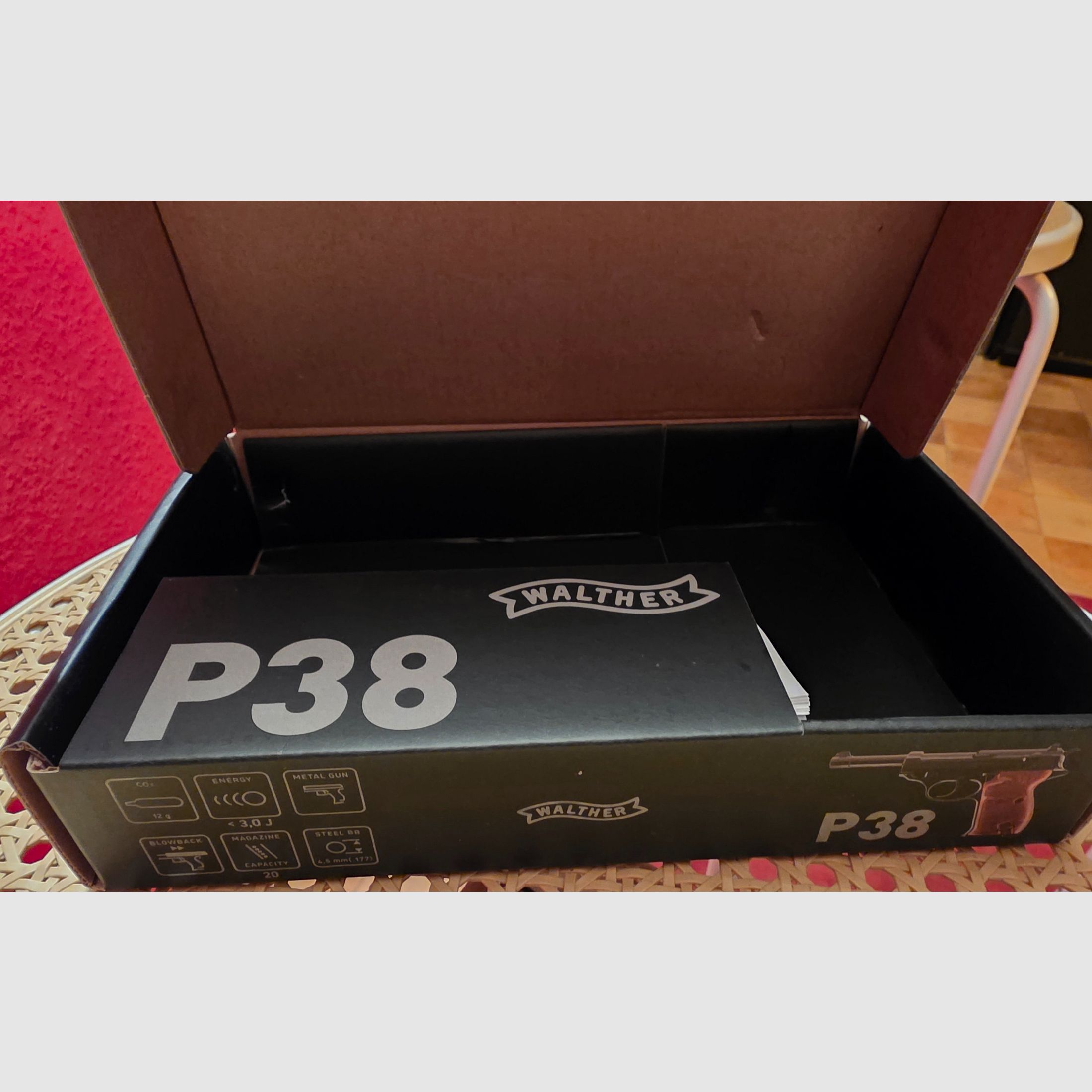 "Walther P38 CO2 Pistole 4,5mm BB", Bild 7 von 7