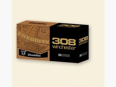 CAL. 308 WIN CHEDDITE HPBT 168 GRAINS pack of 20 pcs.