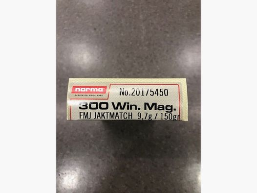 NORMA CARTRIDGES 300 WIN MAG GR 150